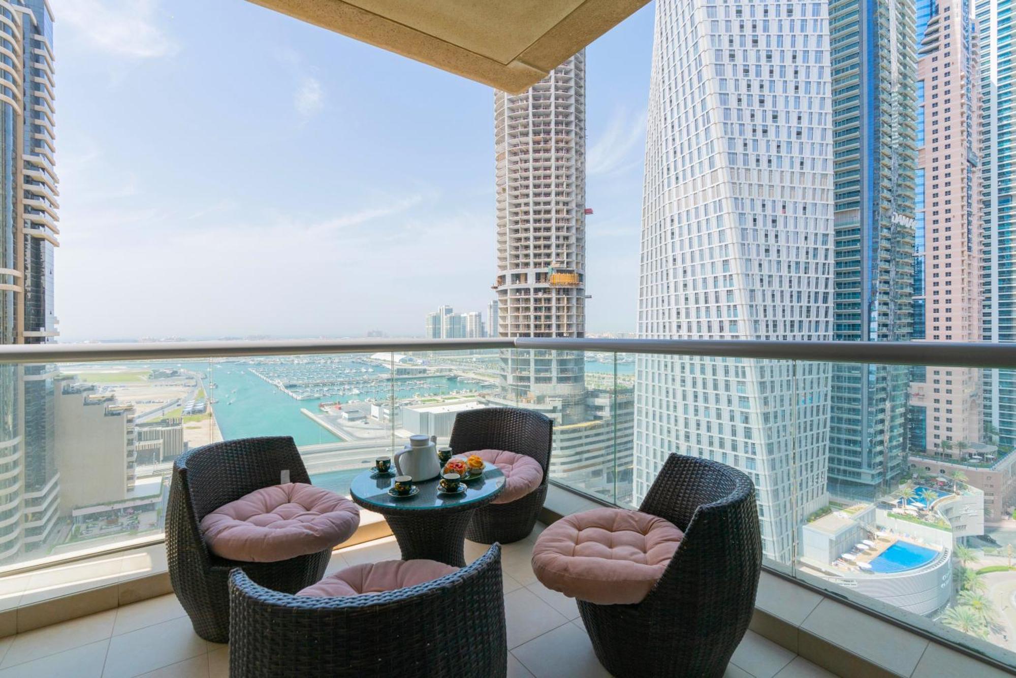 Apartamento Vacay Lettings -2 Bed Iris Blue Dubai Marina Exterior foto